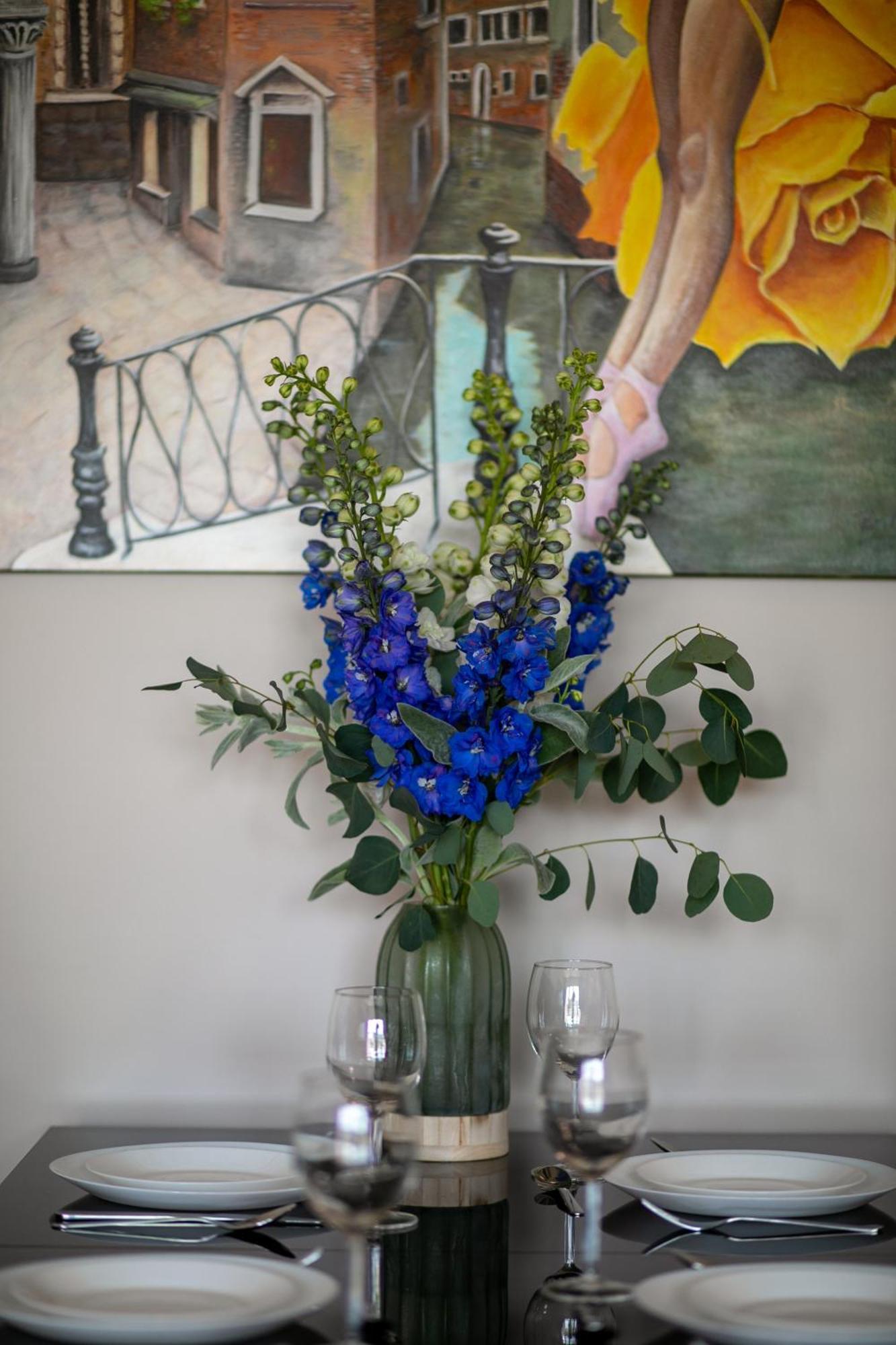 Blue Mandarin - Chlebova Apartments 格但斯克 外观 照片