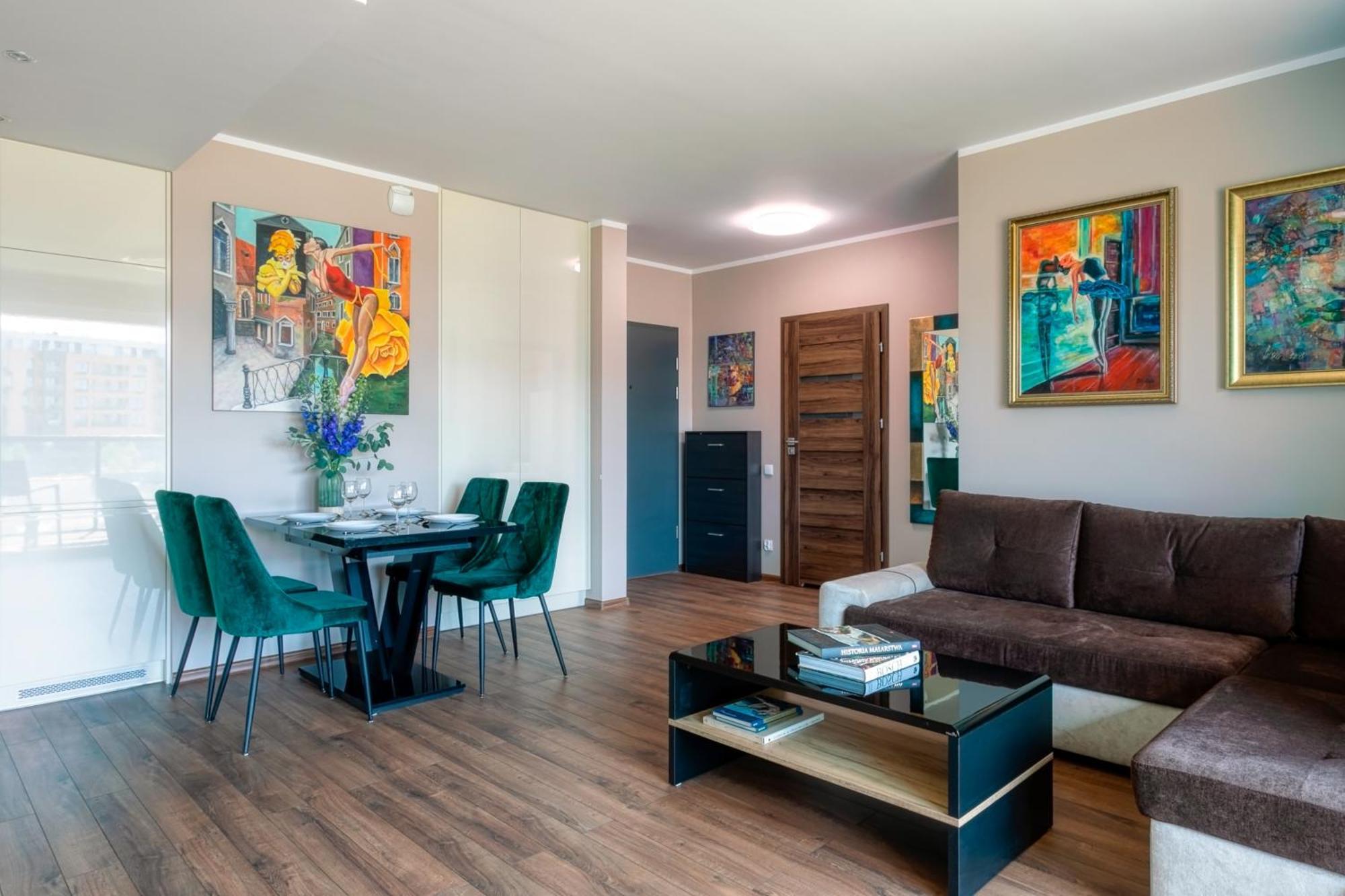 Blue Mandarin - Chlebova Apartments 格但斯克 外观 照片