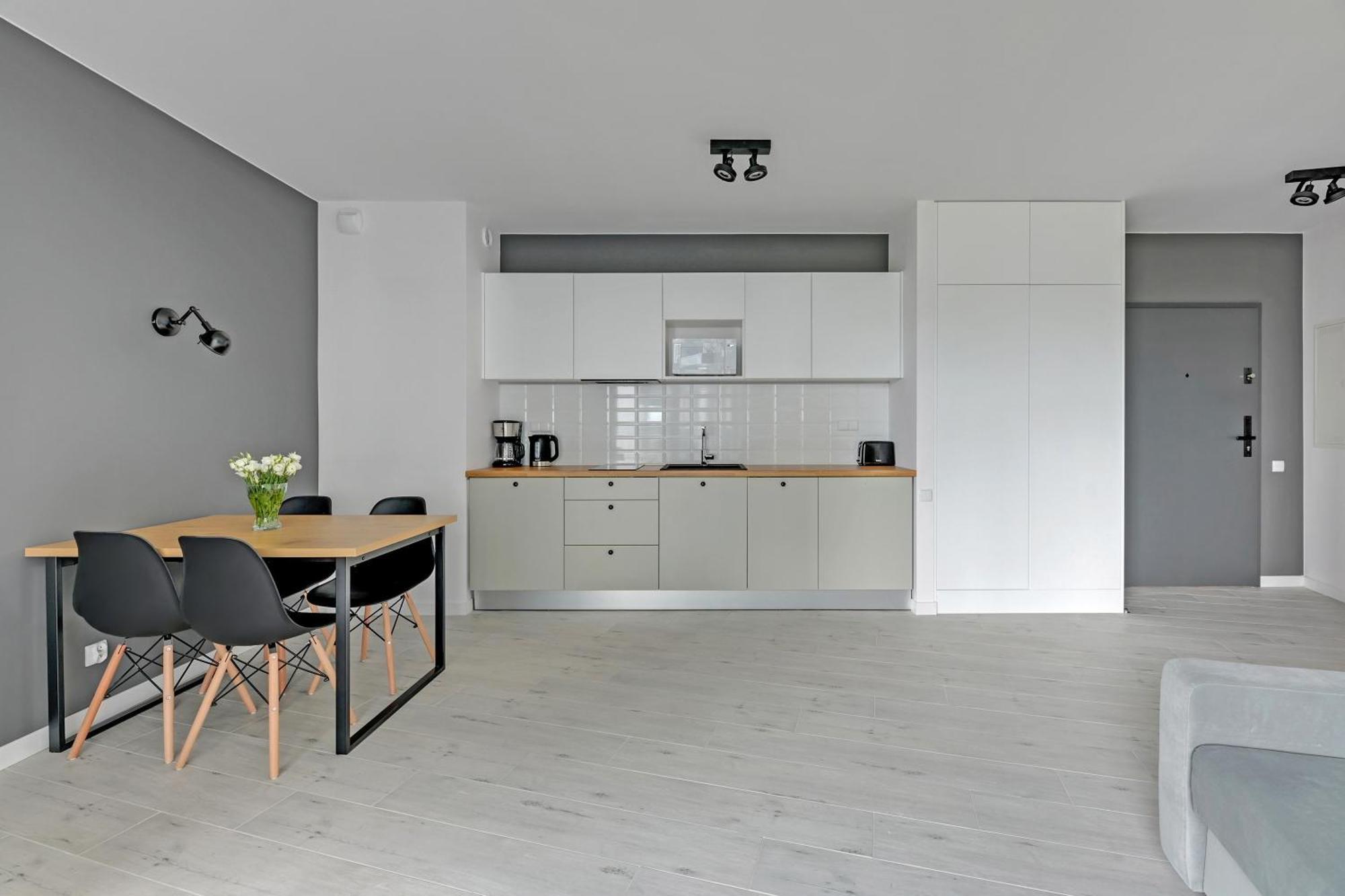 Blue Mandarin - Chlebova Apartments 格但斯克 客房 照片