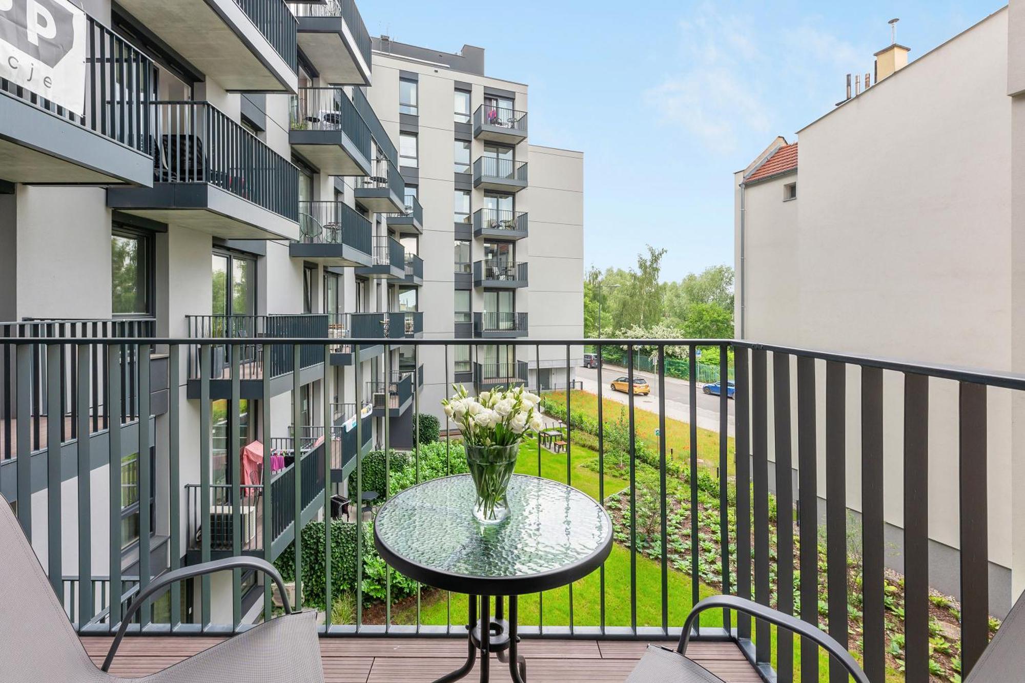 Blue Mandarin - Chlebova Apartments 格但斯克 客房 照片
