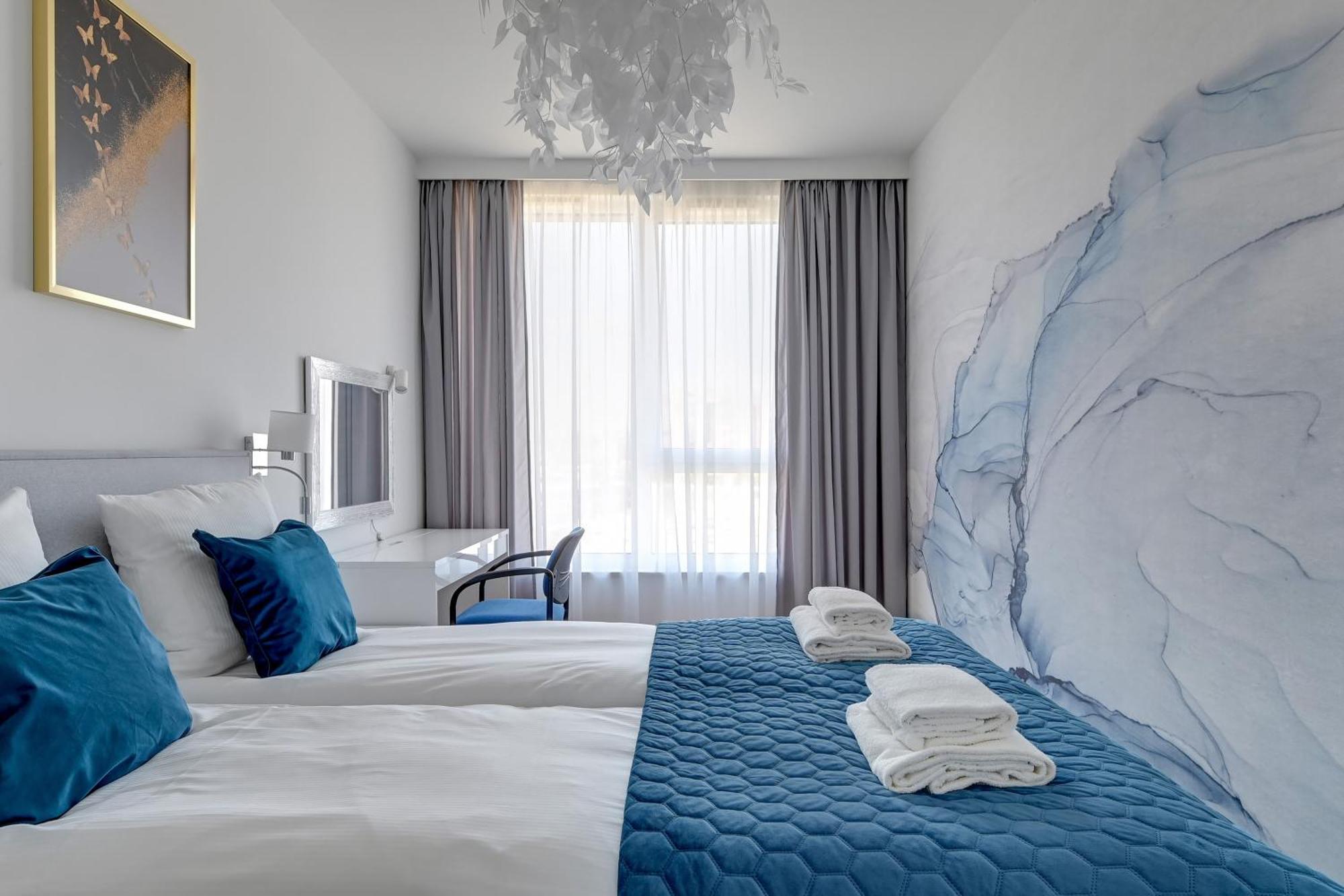 Blue Mandarin - Chlebova Apartments 格但斯克 客房 照片